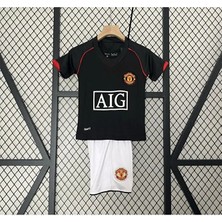 Portego M.unitedd Moskova 2008 Sezonu Cristiano Ronaldo Çocuk Forması 4'lü Set (Black)
