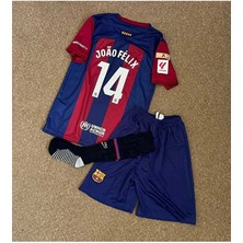 Portego B.a.r.c.e.l.o.n.a 2023/24 Joao Felix Iç Saha Çocuk Forması 3'lü Set