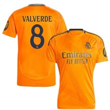Portego R.e.a.l.m.a.d.r.i.d 2024/25 Sezonu Federico Valverde Deplasman Forması (Orange)