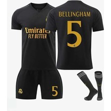 Portego R. Madridd 2023-24 Yeni Sezon Jude Bellingham Çocuk Forması 3'lü Set (Thırd Shirt)