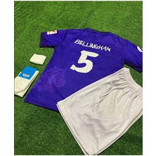 Portego Jude Bellingham 2023/24 Yeni Sezon Çocuk Forması 4'lü Set (Y-3 Güllü)