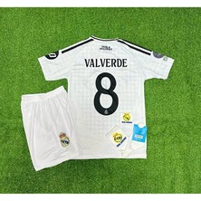 Portego R.madirdd Federico Valverde Çocuk Forması Armalı Set