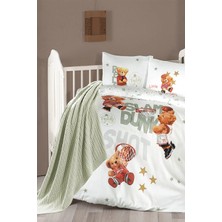 First Choice Cleo %100 Pamuk Dijital Baskılı Bebek Nevresim Takımı - Battaniyeli