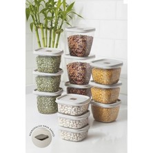 Feyza Design 12'li Yumuşak Kapaklı Saklama Kutuları, Çoklu Boyutlar, Sızdırmazlik