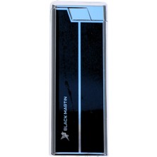 Black Martin Tek Torch Çakmak Siyah-Gümüş BM472