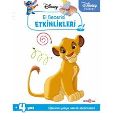 Beta Kids Disney Eğitsel Simba El Becerisi Etkinlikleri Yazıya Hazırlık