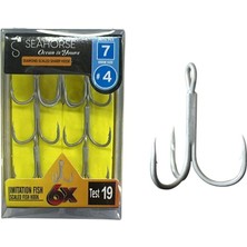 Sea Horse Diamond Scaled Sharp Hook Oty:7 No:4