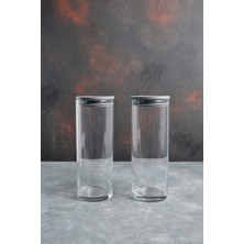 Feyza Design Kavanoz Seti, 1230CC, 2'li, Saklama ve Sunum Için Mükemmel Seçenek