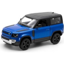 Kinsmart Land Rover Defender 90 Mavi 1/36 Model Araba