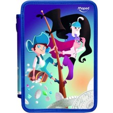 Özgürce Renkli ve Şık Turuncu 2 Gözlü Kalem Kutusu, Okul Malzemeleri Için Ideal