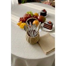 Feyza Design El Örmesi Rattan Görünümlü Sepet ve Askılı Organizer