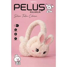 Neffo Kablosuz Bluetooth Kulaklık Mikrofonlu Tavşanlı Peluş Kulaklık