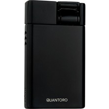Quantoro Tek Torch Pürmüz Siyah Metal Puro Çakmağı