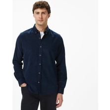 Nautica Erkek Lacivert Classic Fit Gömlek