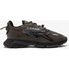 Lacoste L003 Neo Tech Erkek Koyu Kahverengi Sneaker