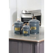 Feyza Design 3'lü Patates, Soğan ve Sarımsak Saklama Kovası, Dayanıklı ve Şık Tasarım