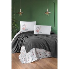 First Choice Sole %100 Pamuk 4 Parça Pike Takımı Füme