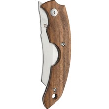 Fox Virtus Deri Kılıflı Ahşap Puro Kesici Bıçak