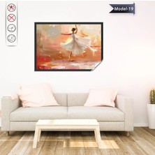 Akıllı Kağıt Statik Tutunma Özellikli Tablo - Poster Modern (Model-19)