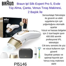 Braun Silk Expert Pro 5  400.000 Atımlı Yeni Nesil Kablolu Lazer Epilasyon Cihazı + FS1000 Mini Tüy Alıcı