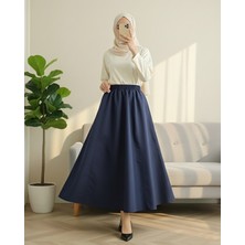 Modamorfo Beli Lastikli Cepli Paraşüt Etek  -Laci