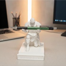 Özgürce Orta Çağ Şövalye Temalı Kalemlik, Dekoratif ve Şık Kalem Standı