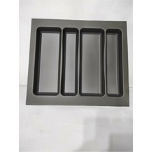 Feyza Design Gri Lüx Çekmece Içi Kepçeli, Ayarlanabilir Boyut, Şık ve Fonksiyonel