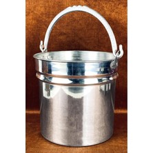 Feyza Design Alüminyum Kulplu 8 Litre Yoğurt ve Su Kabı, Dayanıklı ve Hafif Tasarım