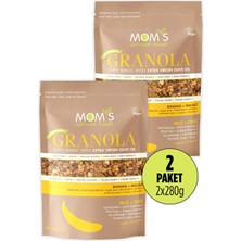 Mom's Natural Foods 2'li Muz - Ceviz Granola 280 G