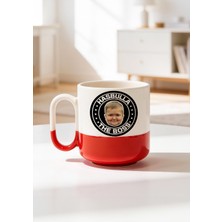 BB DESIGN Hasbulla The Boss Tasarımlı Baskılı Seramik Pro Kupa Bardak 330ML