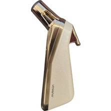 Parmida Tek Torch Pürmüz Beyaz - Gold Metal Puro Çakmağı