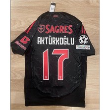Portego Benfica 2024/25 Yeni Sezon Kerem Aktürkoğlu Deplasman Forması (Black)