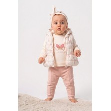 Bubbles Cute Butterfly Kız Bebek Yelekli Takım