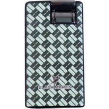 Black Martin Tek Torch Pürmüz Karbon Desenli Yeşil Puro Çakmağı