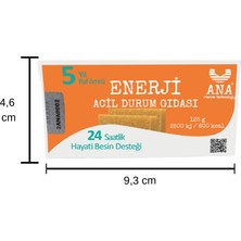 Ana Enerji Acil Durum Gıdası 125G – 2500 Kj - 1 Kişilik 24 Saatlik Besin Desteği
