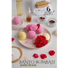 Aesco Turk Banyo Bombası Jakuzi Küvet Banyo Bombası Topu 6 Adet 300 gr