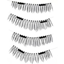 Özgürce Doğal Görünümlü, Güçlü Mıknatıslı Kirpik Seti, Hacim ve Uzunluk Için