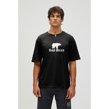 Bad Bear Muscle Basıc T-Shırt Erkek Siyah