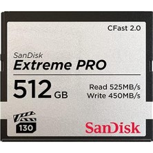 Extreme Pro Cfast 2.0 Hafıza Kartı, 512 GB - SDCFSP-512G-G46D