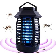 Tutma ve Asma Saplı Ledli Sinek Makinesi 2W Sinek Öldürücü Uv Mor Işıklı Aparat