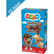 Şölen Ozmo Hoppo Çikolatalı Krema Dolgulu Bisküvi 40 G x 12 Adet