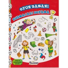 Teleskop Oyun Zamanı Bulmacalı Boyama