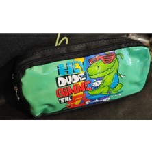 Özgürce Çocuklar Için Renkli Iki Bölmeli Kalem Kutusu KMPNY01