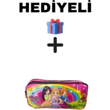 Özgürce Renkli Çift Gözlü Kızlar Kalem Kutusu ve Hediye Seti