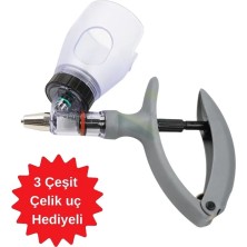 ZOOFARM Enj Matik Veteriner Otomatik Şişe Aparatlı Enjektör 5 Ml.