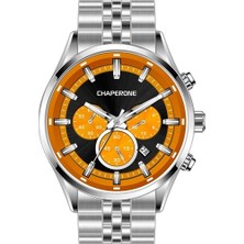 Chaperone Gümüş Çelik Kordon Erkek Kol Saati L-C000815