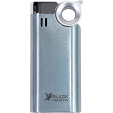 Black Martin Tek Torch Pürmüz Gümüş Puro Çakmağı