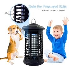 Elektrikli Iç/dış Mekan Sivrisinek Lambası, 4200 V Yüksek Güçlü, Uçan Böcekler Için Su Geçirmez Sivrisinek Tuzağı, Sivrisinek Kovucu Lamba Ampulü, Böcek Öldürücü