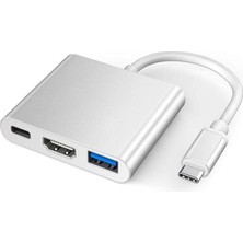 Hub Çoklayıcı Pd 100W HDMI 4K/60Hz USB 3.0 Dönüştürücü Adaptör Kablo