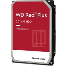 Digital 6tb Wd Kırmızı Artı Nas Dahili Sabit Disk HDD - 5400 Rpm, Sata 6 Gb/s, Cmr, 256 MB Önbellek, 3.5" -WD60EFPX